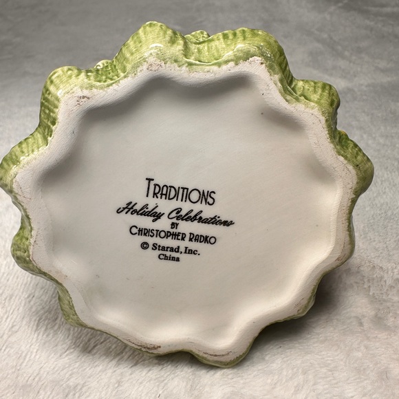 Christopher Radko Traditions Holiday Celebrations Christmas Tree Creamer Teapot - Picture 11 of 11